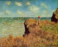 Monet, Claude Oscar - The Cliff Walk, Pourville
